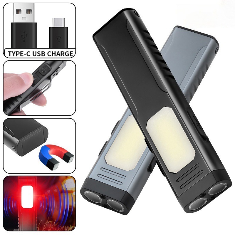 Outdoor Camping Light Portable - Multi Functional Magnetic COB Work Light