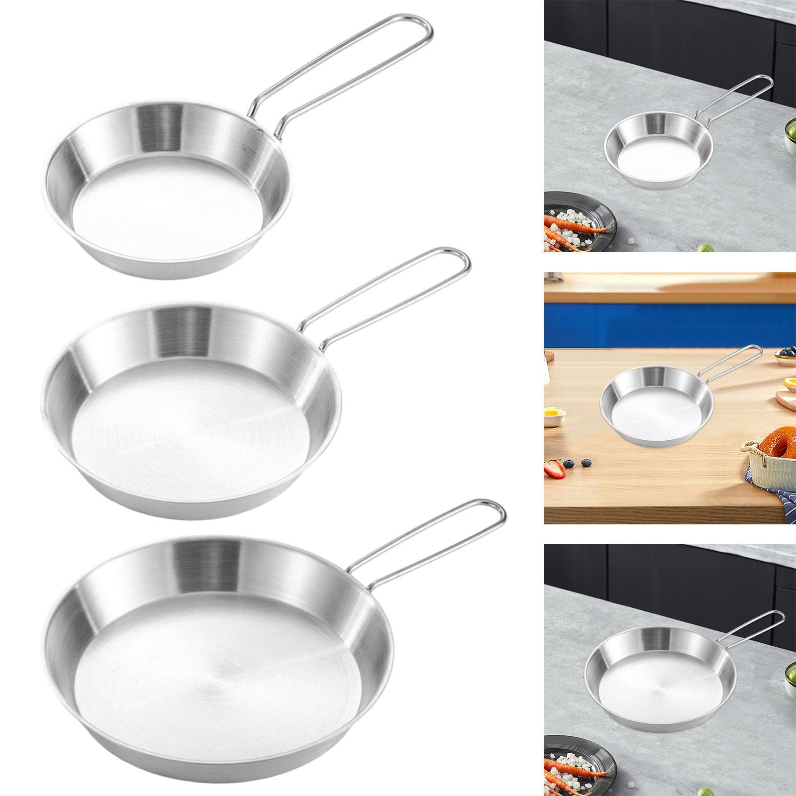 Outdoor Camping Griddle - Stainless Steel Camping Fry Pan Cookware