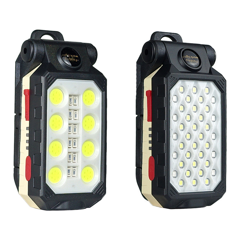 Outdoor Camping Lamp - USB Rechargeable COB Work Light Portable