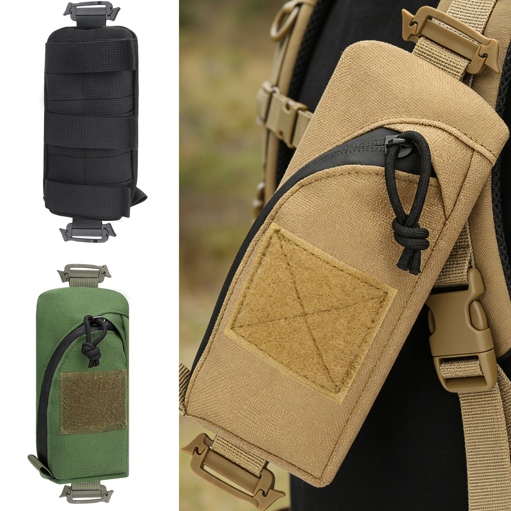 Outdoor Camping Stores - Tactical Shoulder Strap EDC Pouch Quick