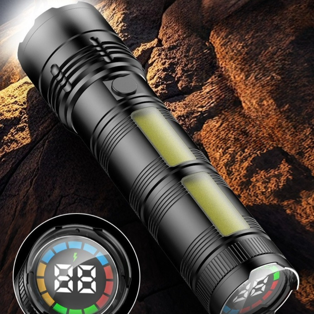 Outdoor Camping Lighting - Strong Light LED Flashlight COB Side