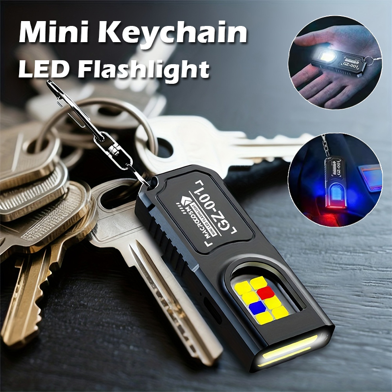 Outdoor Camping Adventure Lamp - Powerful Mini COB LED Keychain Flashlight