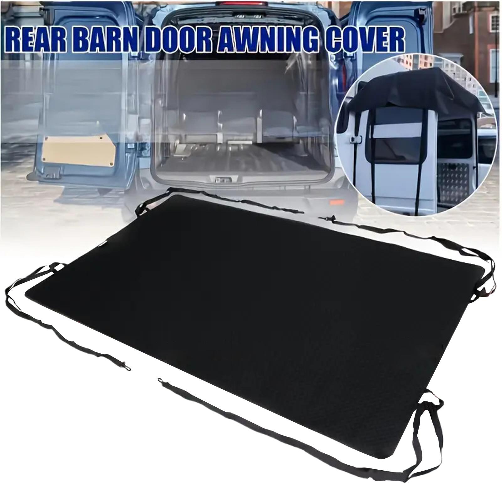 Outdoor Camping Awning - Campervan Rear Door Sunshade Awning Windproof