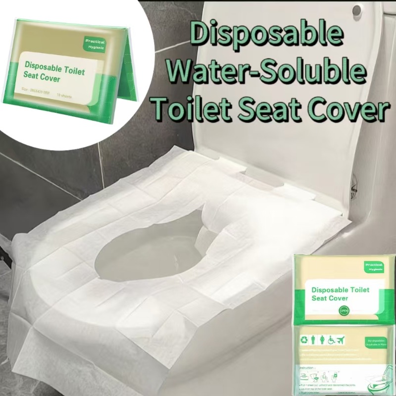 Outdoor Camping Mat - 10-300pcs Disposable Toilet Seat Cover Portable