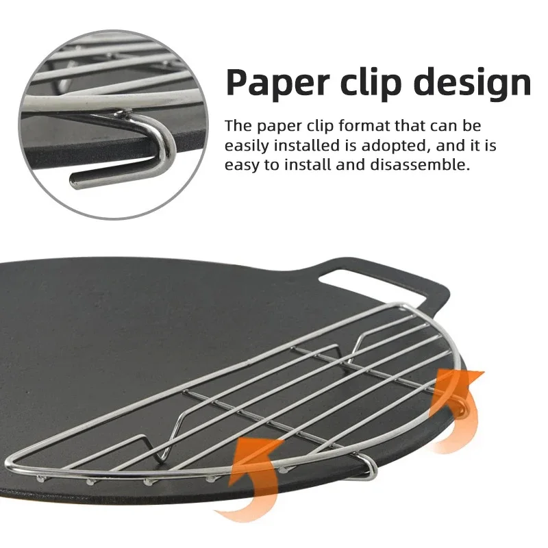 1Pcs BBQ Stainless Steel High  – Outdoor Camping Griddle Bewertung und Preis