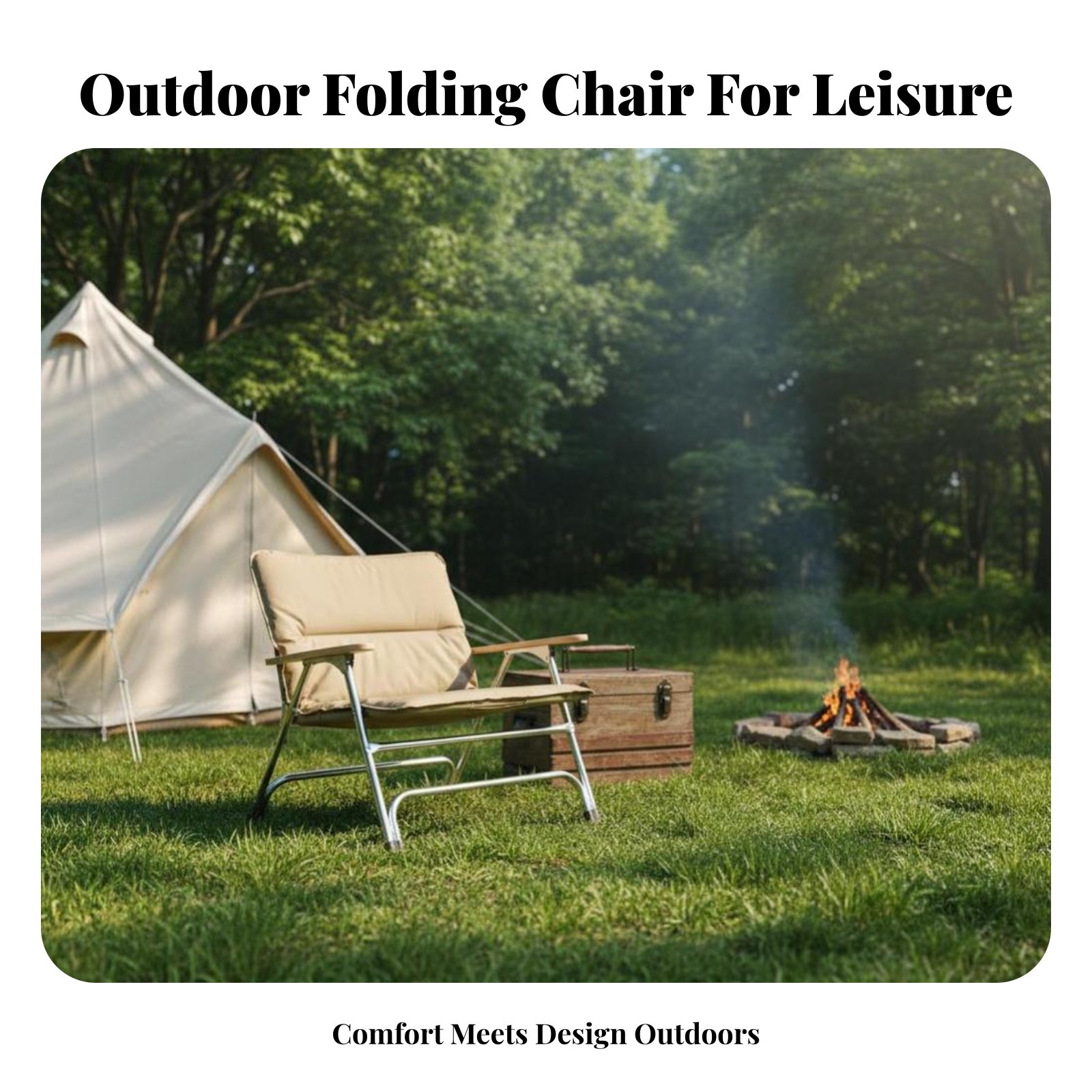 Padded Cushioned Armchair Fold – Outdoor Camping Meals Bewertung und Preis