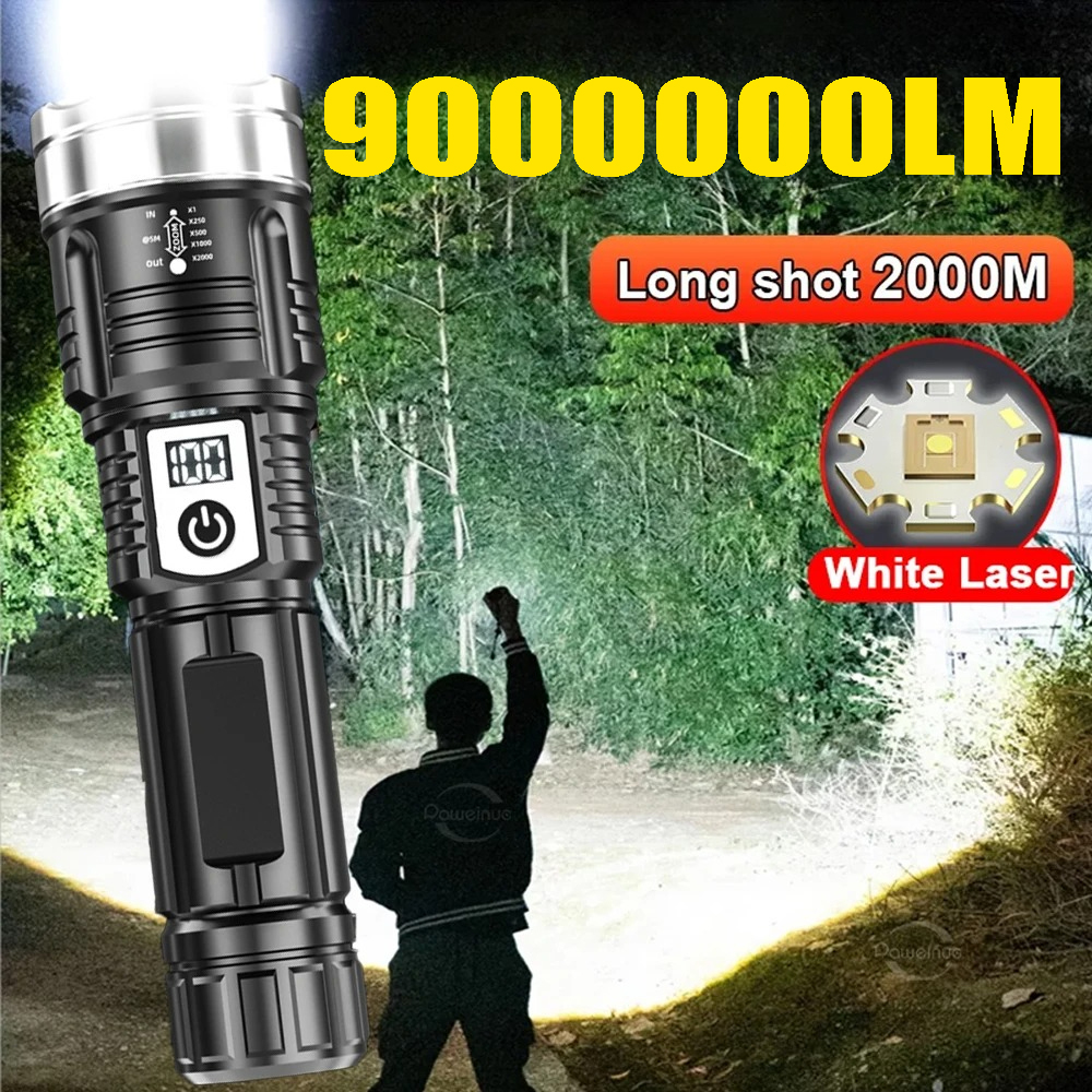 High Power 200000LM LED Flashl – Outdoor Camping Lamp Bewertung und Preis