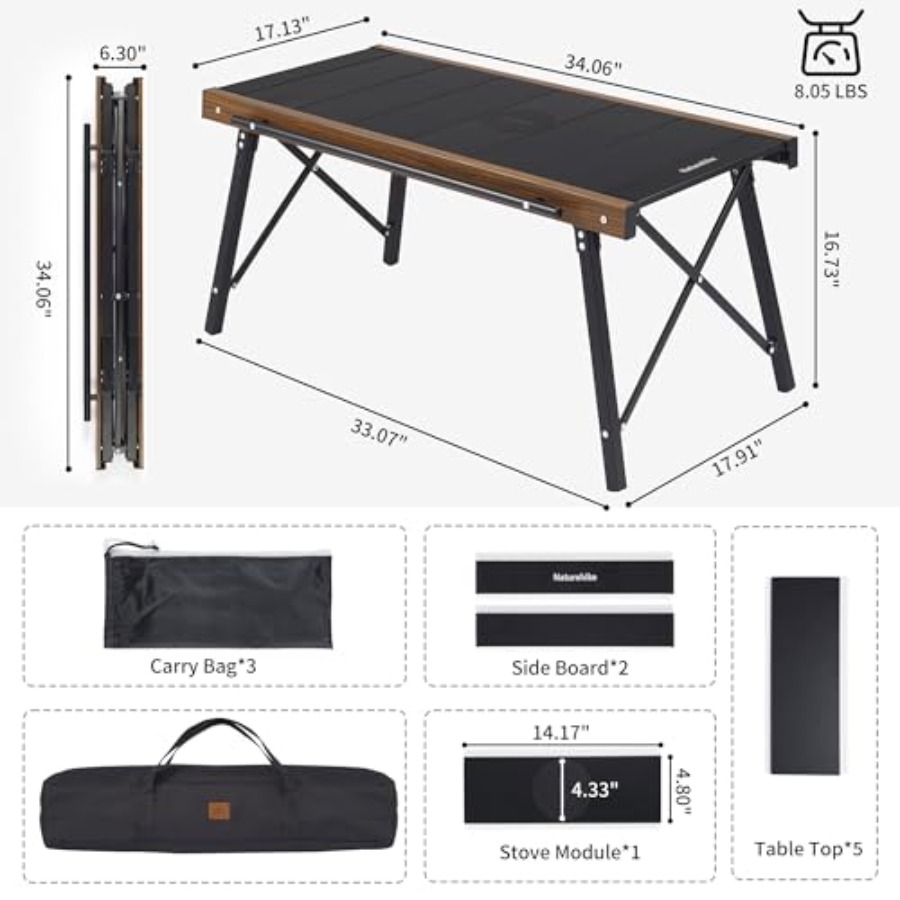 Folding IGT Camping Table Port – Outdoor Camping Cooking Table Bewertung und Preis