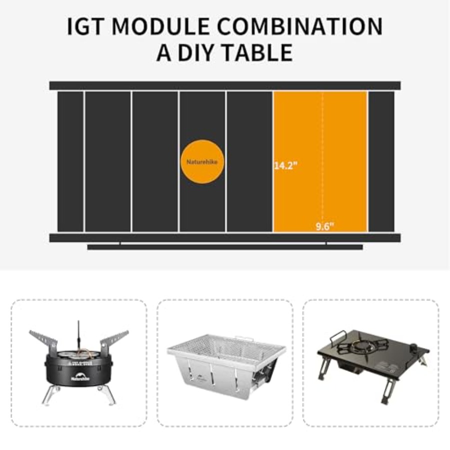 Folding IGT Camping Table Port – Outdoor Camping Cooking Table Bewertung und Preis