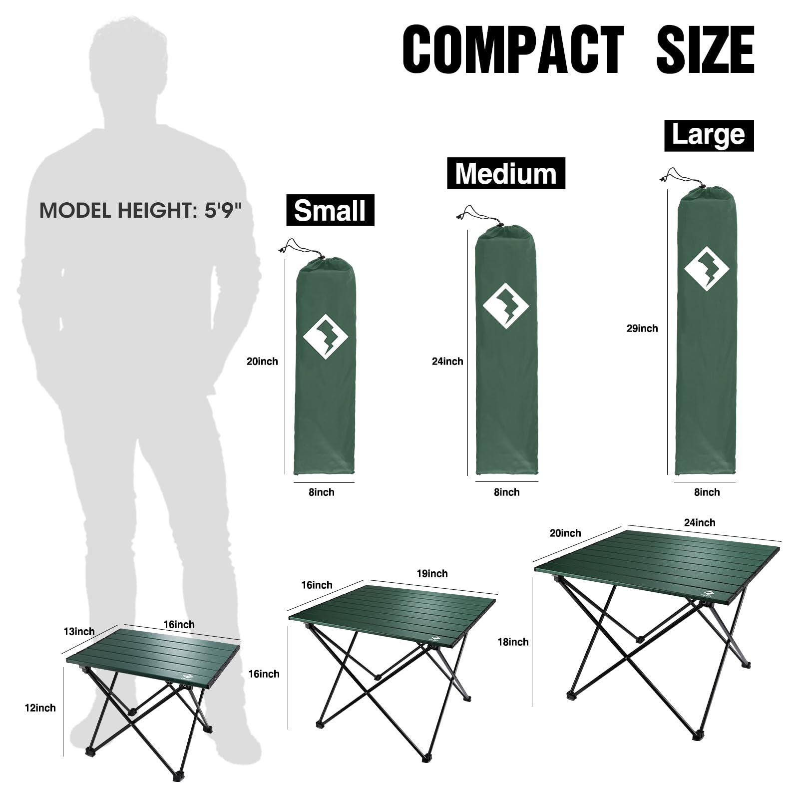 Portable Camping Side Table, U – Outdoor Camping Cooking Table Bewertung und Preis