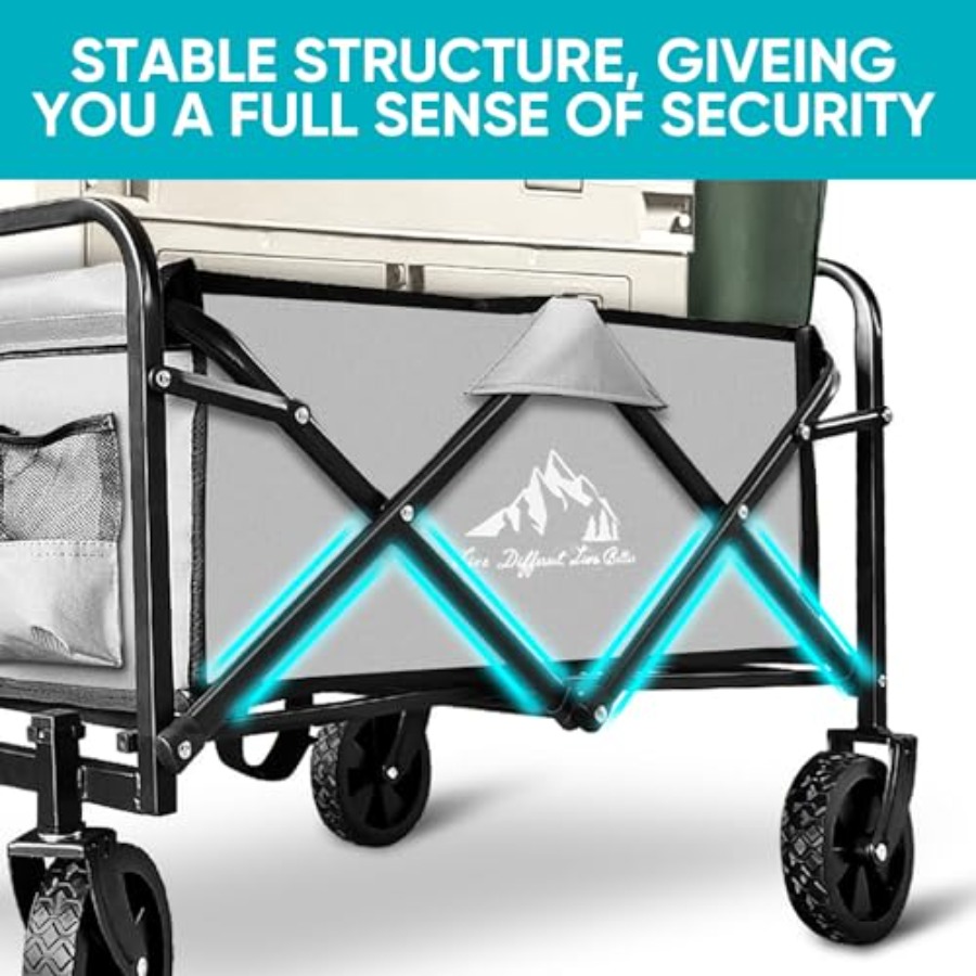Collapsible Foldable Wagon, Be – Outdoor Camping Shop Bewertung und Preis