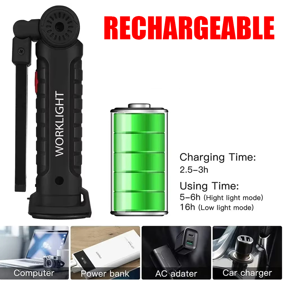 Portable LED Flashlight with M – Outdoor Camping Adventure Lamp Bewertung und Preis