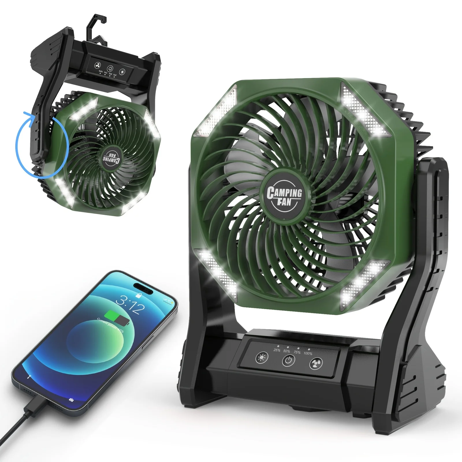 DDHOME 20000mAh Camping Fan wi – Outdoor Camping Table Bewertung und Preis