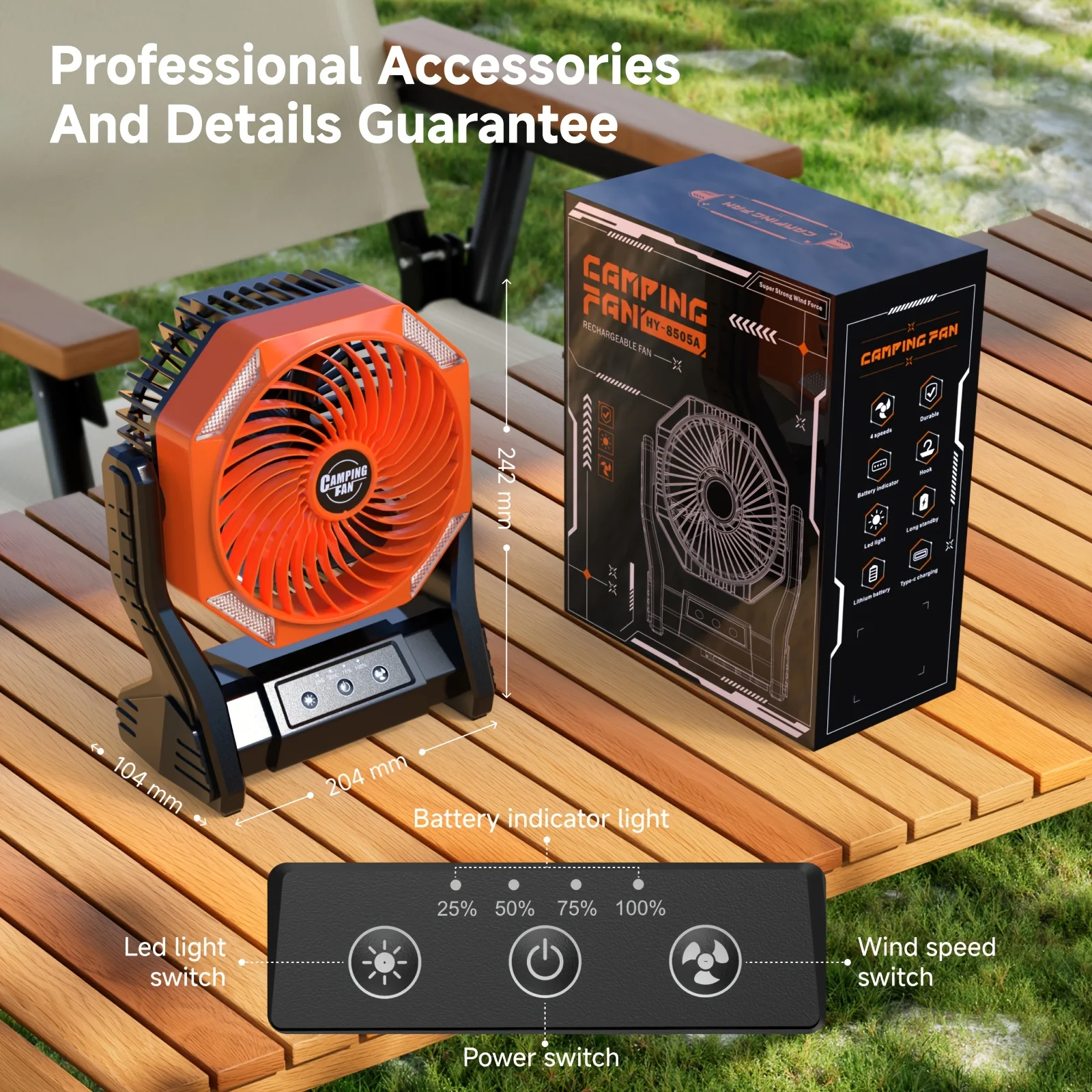 DDHOME 20000mAh Camping Fan wi – Outdoor Camping Table Bewertung und Preis