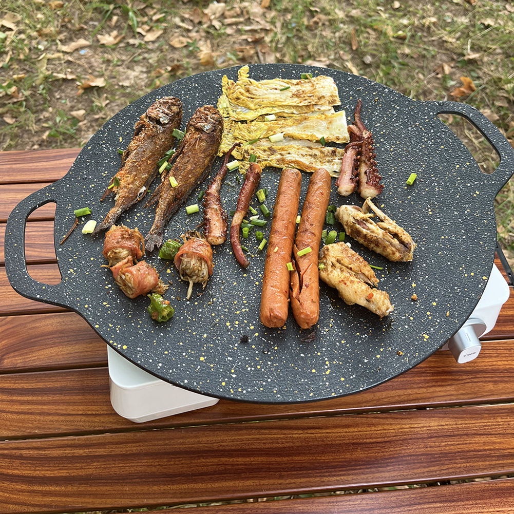Round Baking Dishes Pans Non-s – Outdoor Camping Griddle Bewertung und Preis