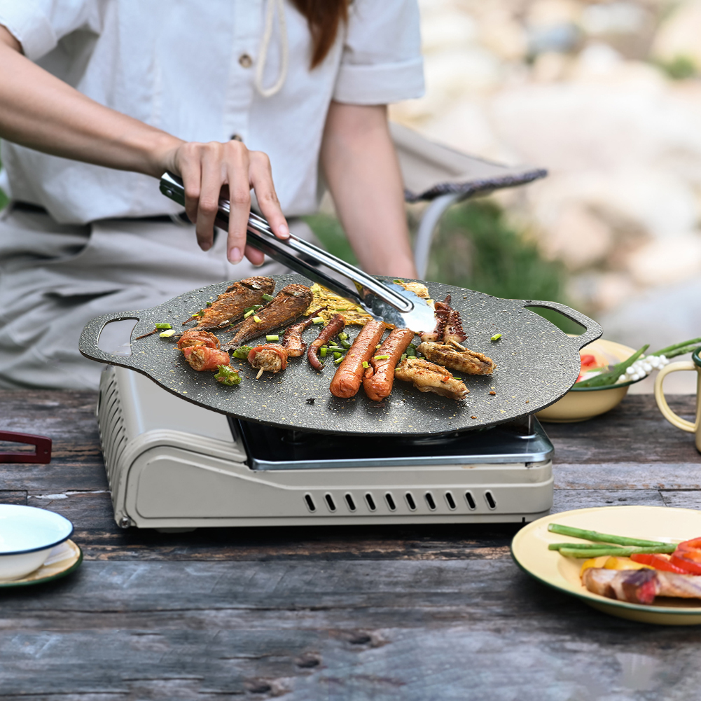 Round Baking Dishes Pans Non-s – Outdoor Camping Griddle Bewertung und Preis