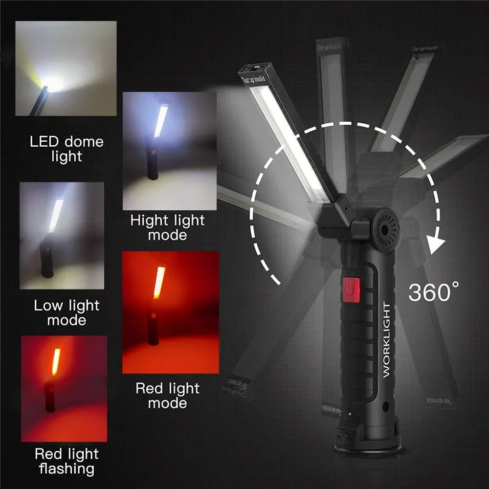 Portable COB LED Flashlight US – Outdoor Camping Adventure Lamp Bewertung und Preis