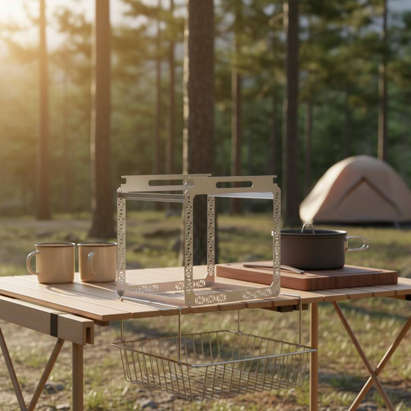 IGT Hanging Rack Rust Resistan – Outdoor Camping Table Bewertung und Preis