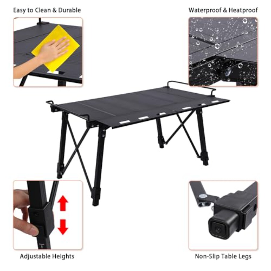 Folding Camping Table, Portabl – Outdoor Camping Cooking Table Bewertung und Preis