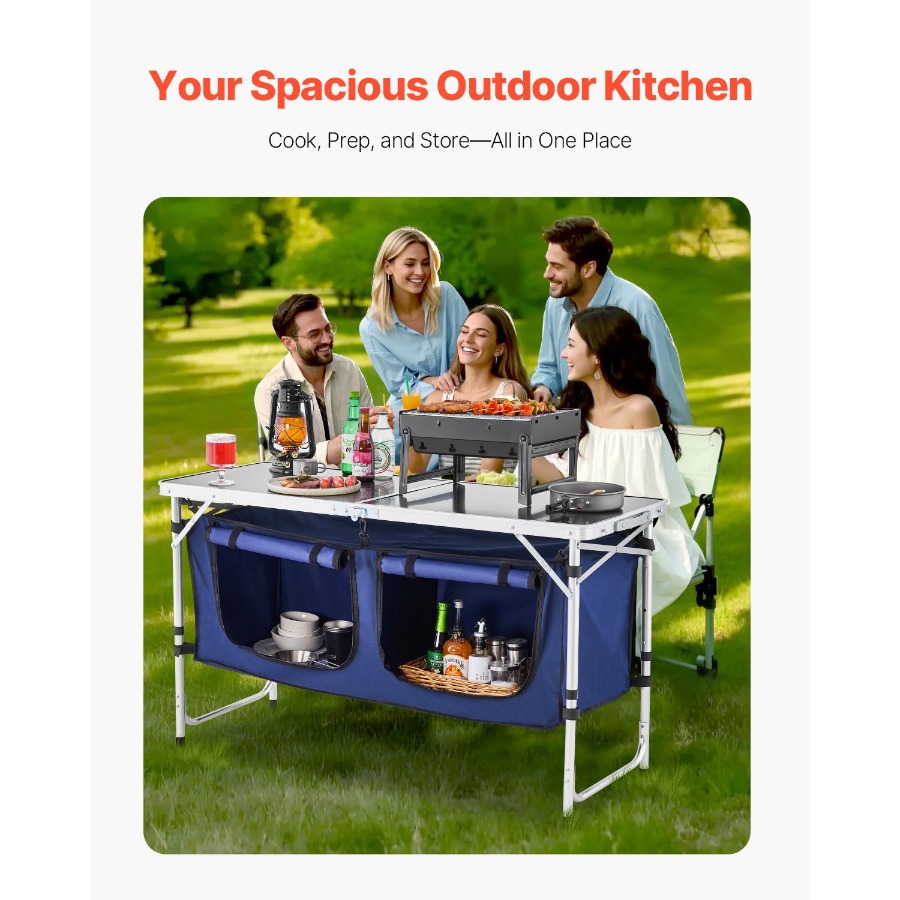 Camping Kitchen Table, Aluminu – Outdoor Camping Cooking Table Bewertung und Preis