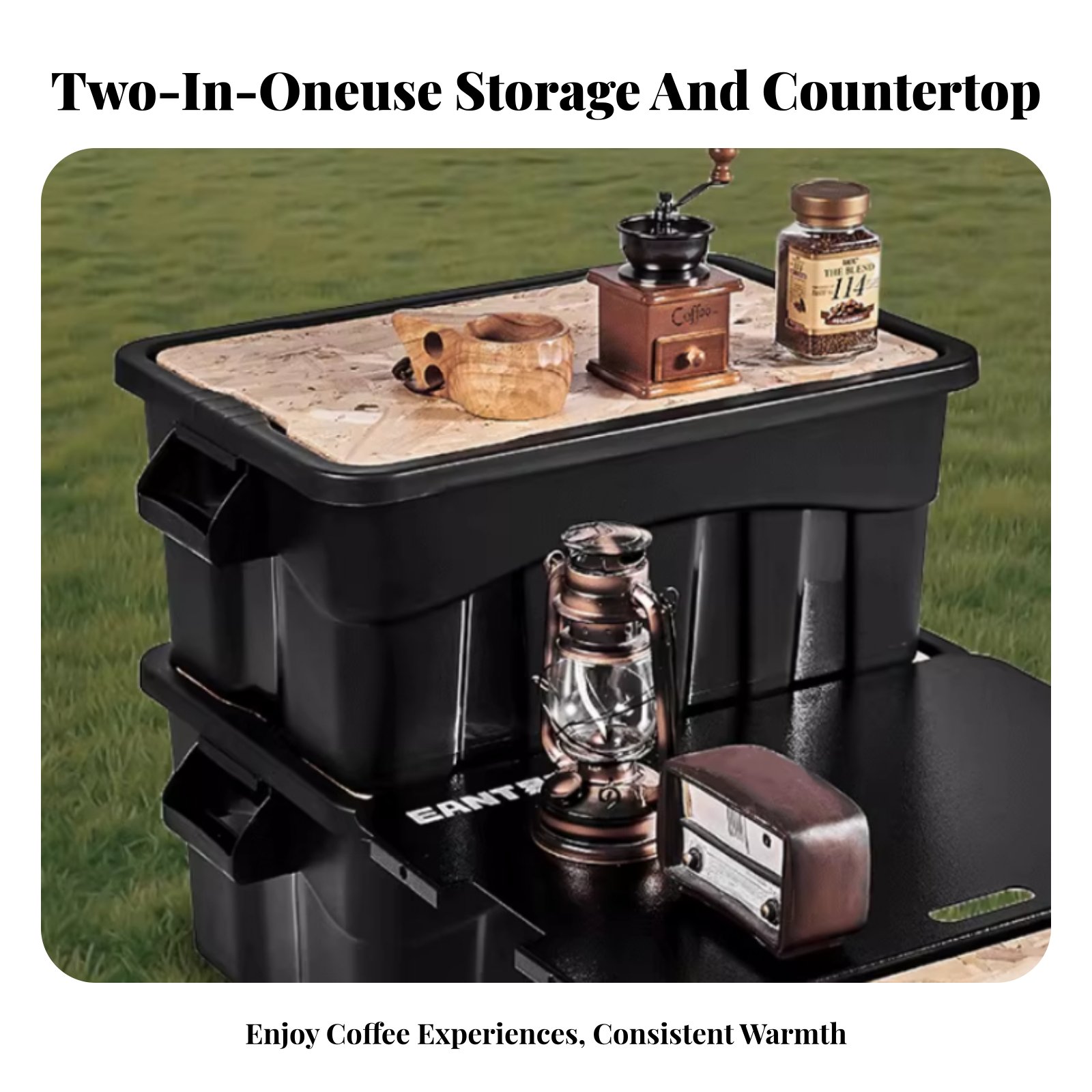 Stackable Utility Box with Tab – Outdoor Camping Meals Bewertung und Preis