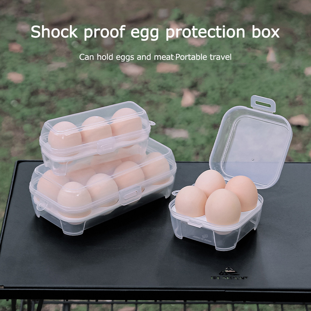 1/3/5pcs Portable Eggs Box 3/4 – Outdoor Camping Stores Bewertung und Preis