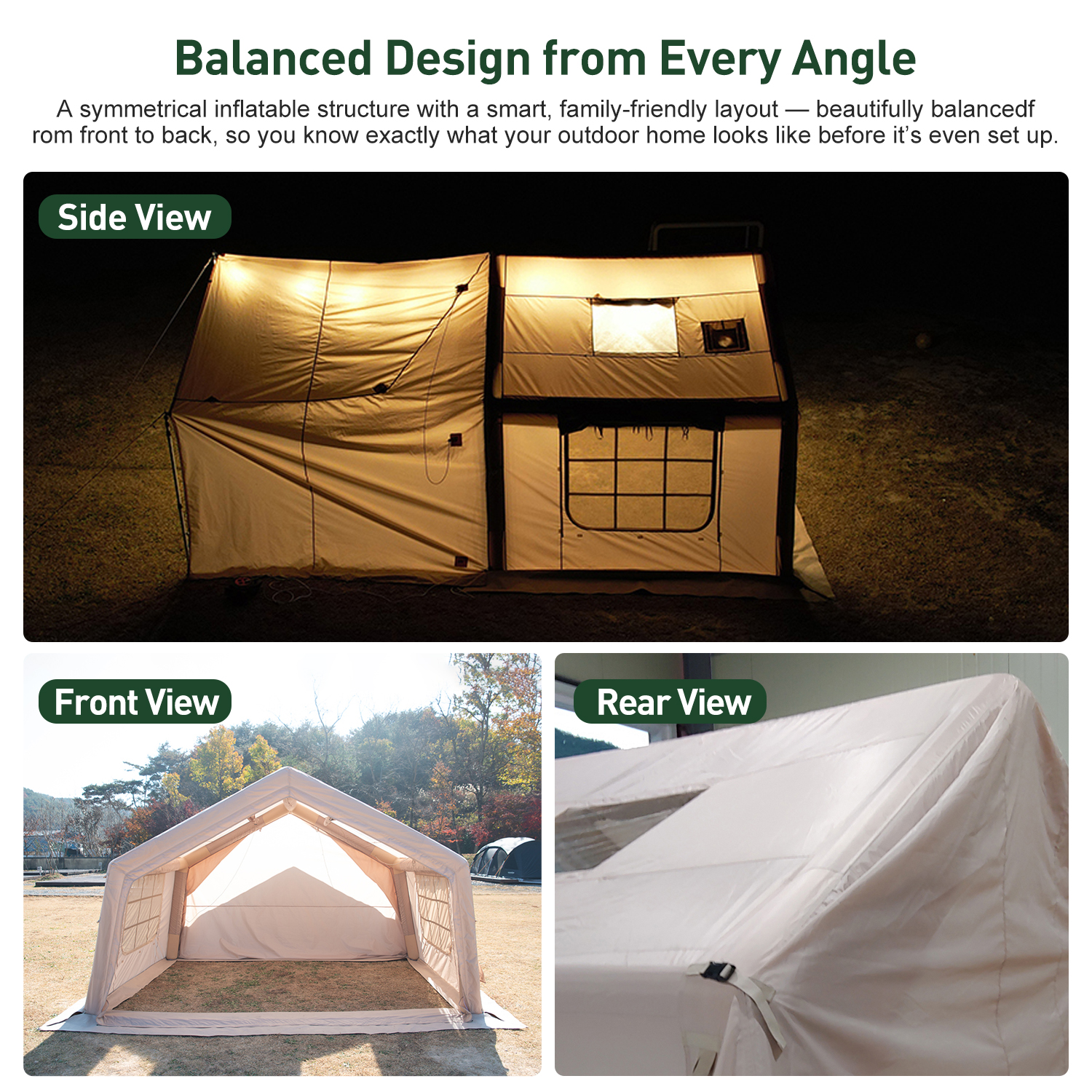 9.0 Air Tent-Beige Zelt Family – Camping Zelt Outdoor Bewertung und Preis