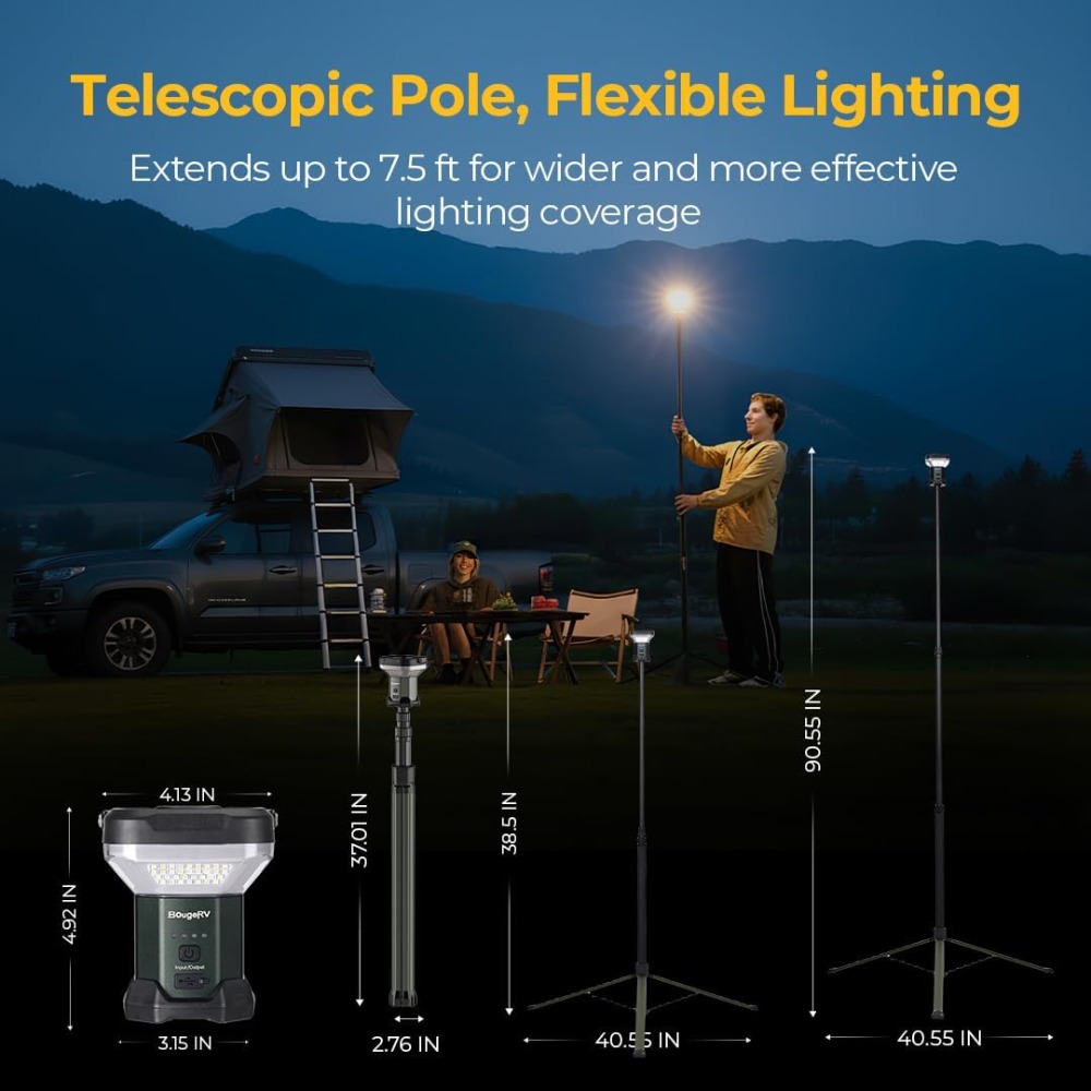 3200 Lumen Telescoping Camping – Camping Lantern Bewertung und Preis