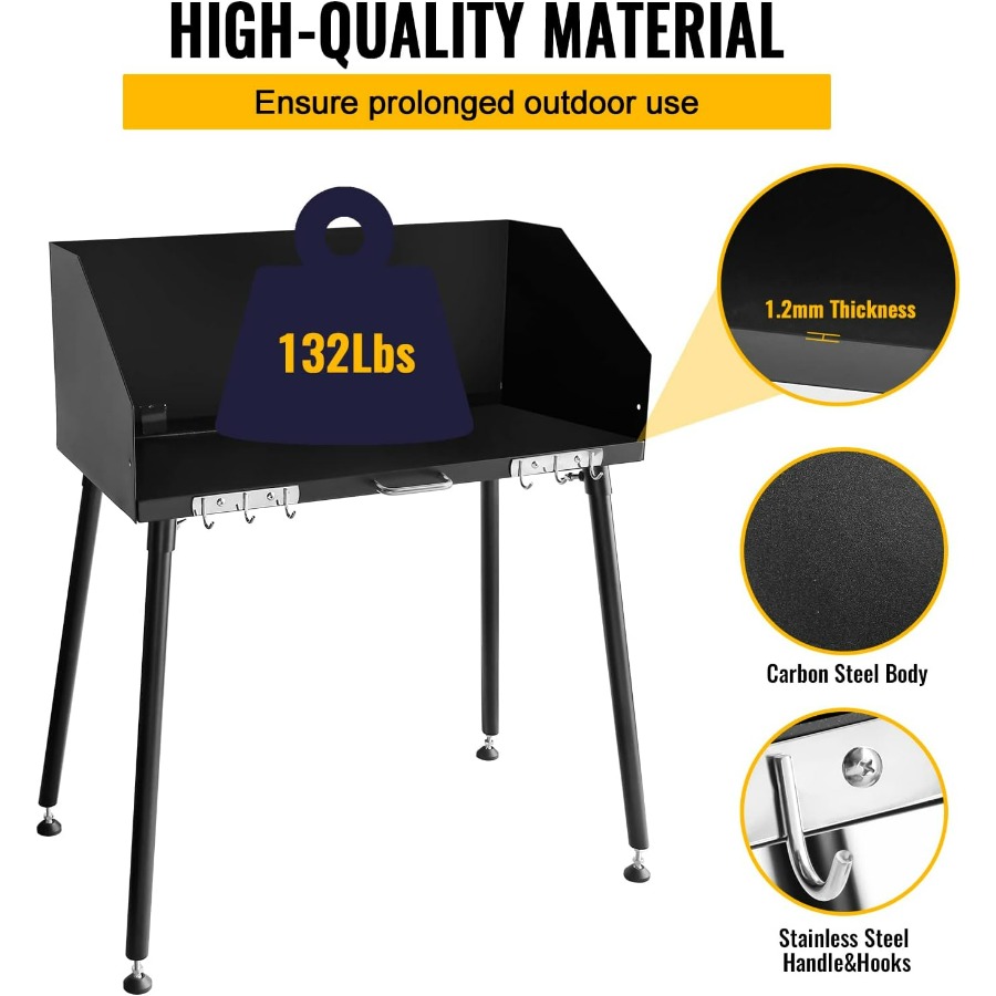 30 x 16 Inch Carbon Steel Dutc – Outdoor Camping Cooking Table Bewertung und Preis