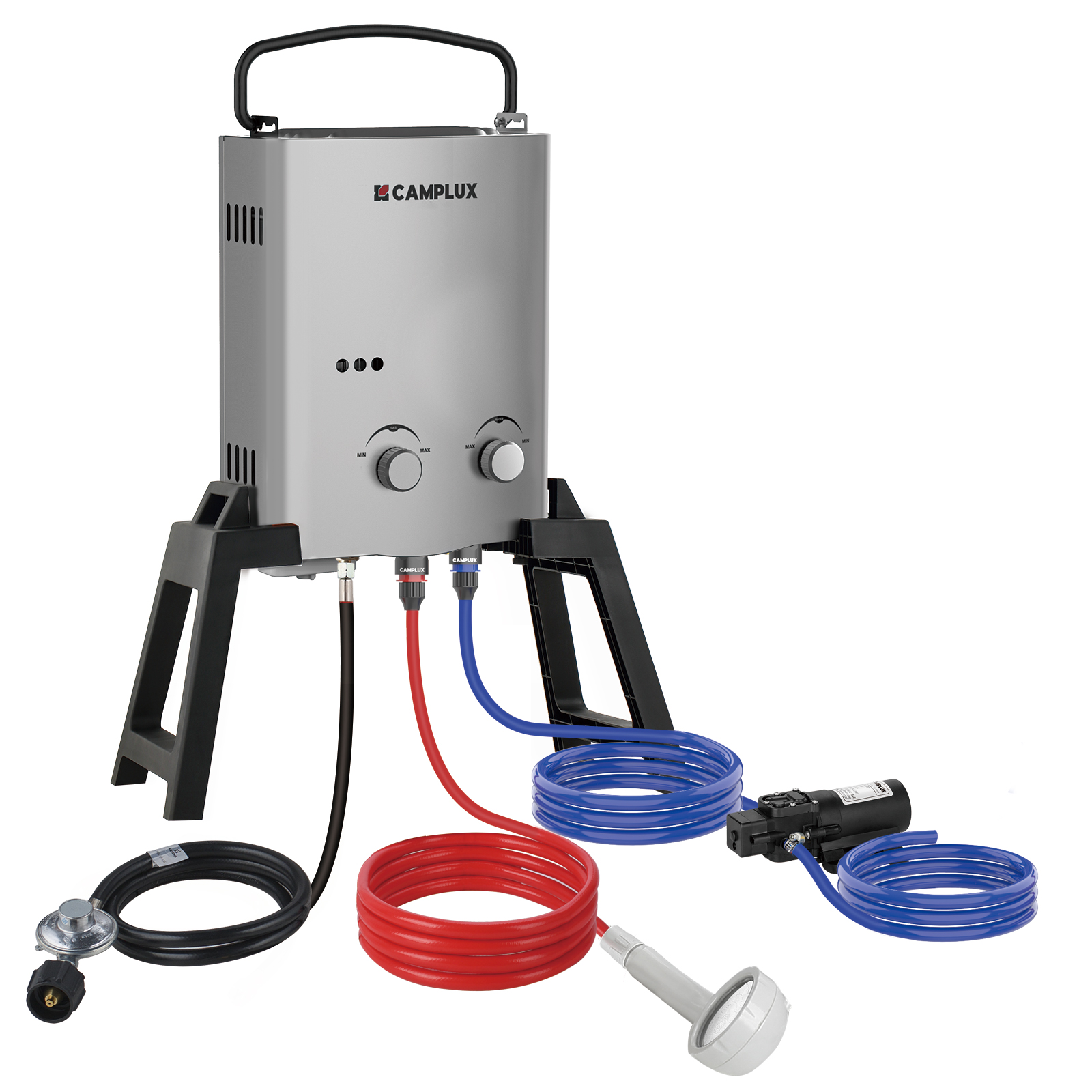 CAMPLUX 1.32GPM Propane Tankle – Outdoor Camping Hot Water Shower Bewertung und Preis