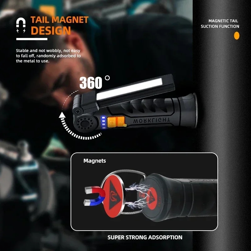 Portable COB LED Flashlight US – Outdoor Camping Adventure Lamp Bewertung und Preis
