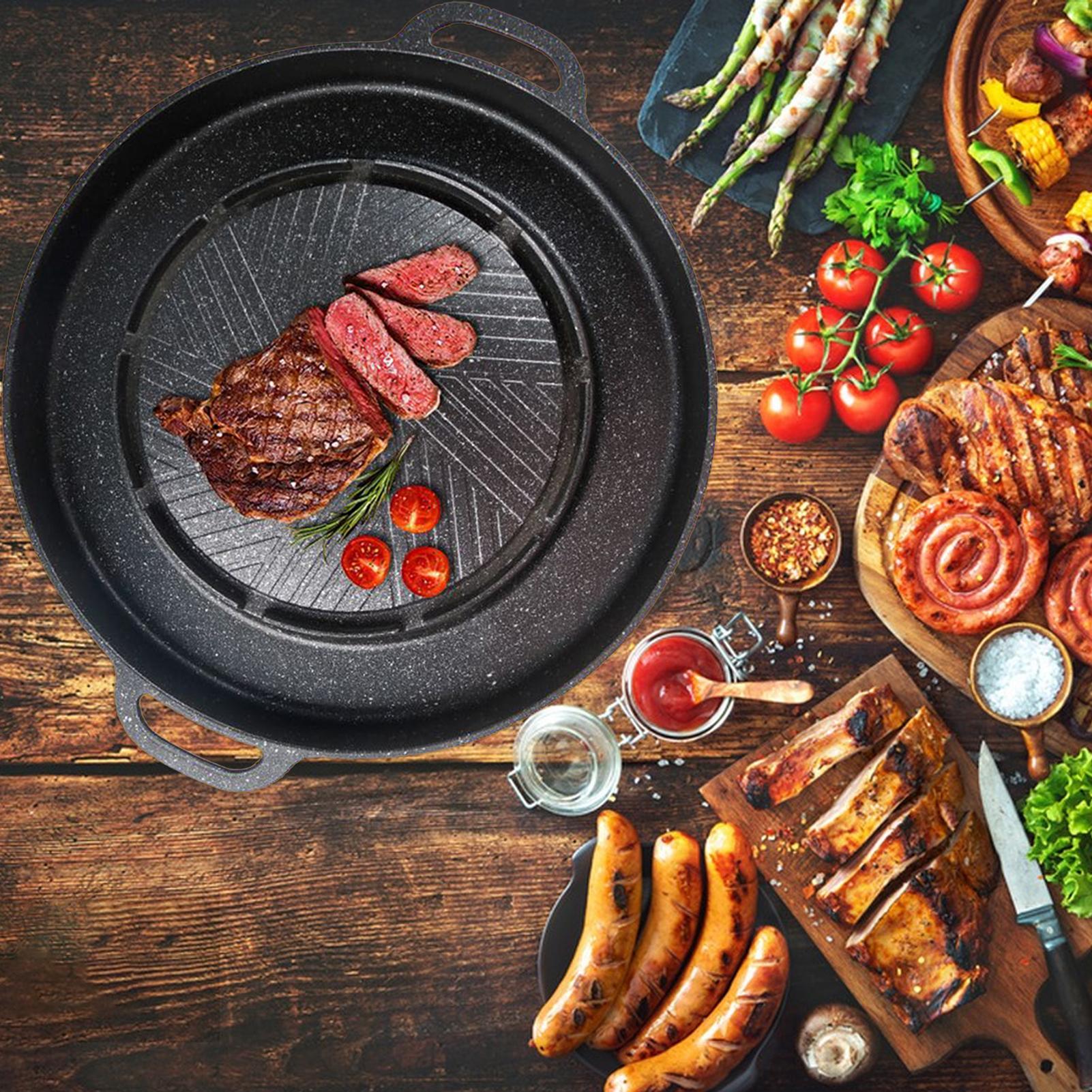 2-in-1 Grill & Hot Pan for Sto – Outdoor Camping Griddle Bewertung und Preis