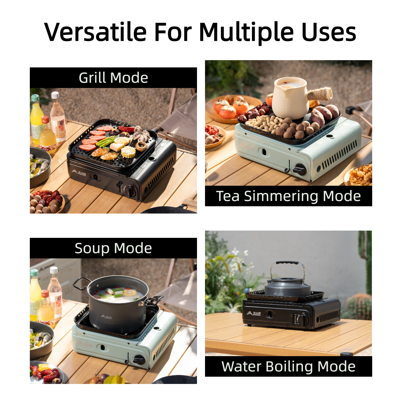BISINNA Camping Gas Stove Port – Outdoor Camping Griddle Bewertung und Preis