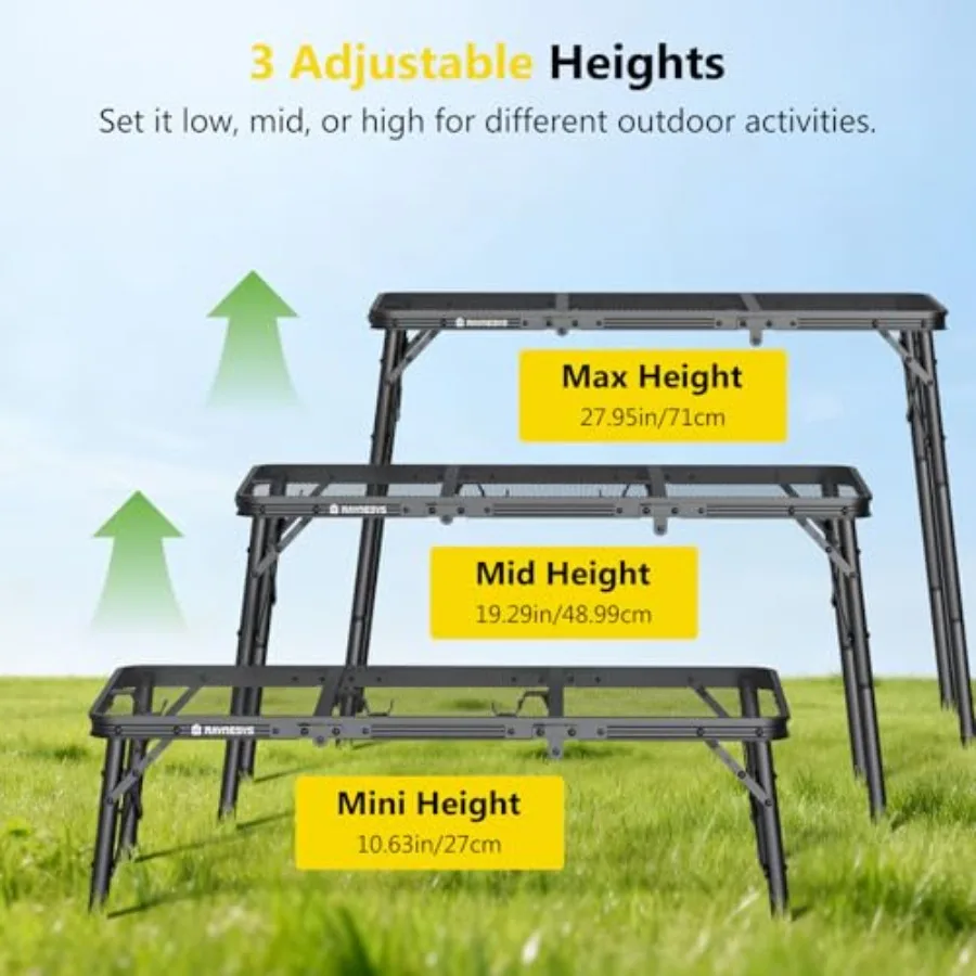Tri-fold Camping Table for Pic – Outdoor Camping Cooking Table Bewertung und Preis