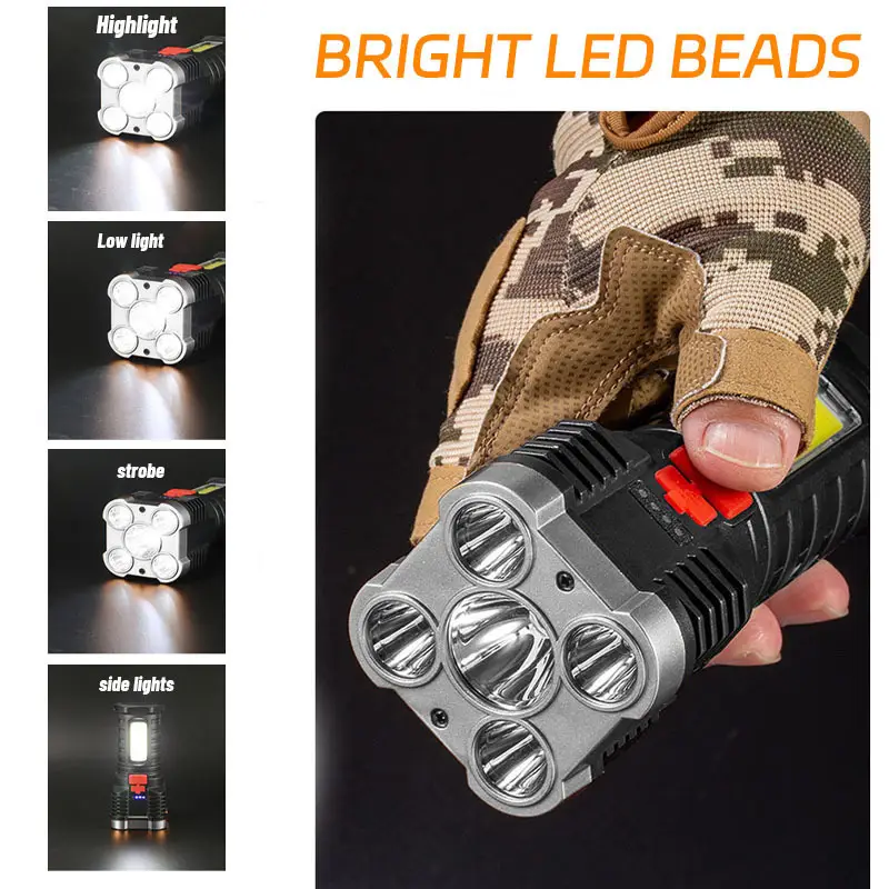 5 LED High Power Led Flashligh – Outdoor Camping Adventure Lamp Bewertung und Preis