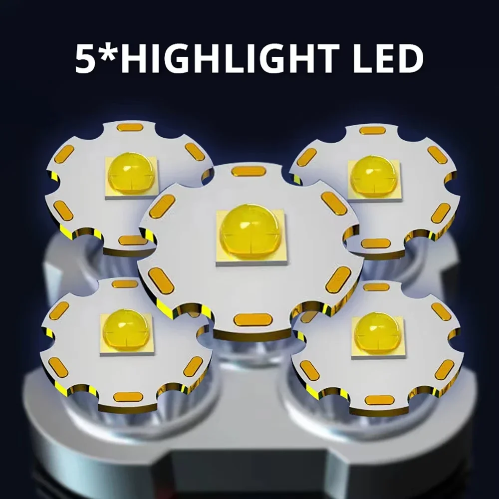 5 LED High Power Led Flashligh – Outdoor Camping Adventure Lamp Bewertung und Preis