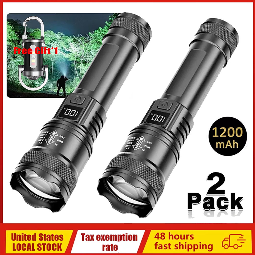100000LM Ultra-bright Flashlig – Outdoor Camping Lamp Bewertung und Preis