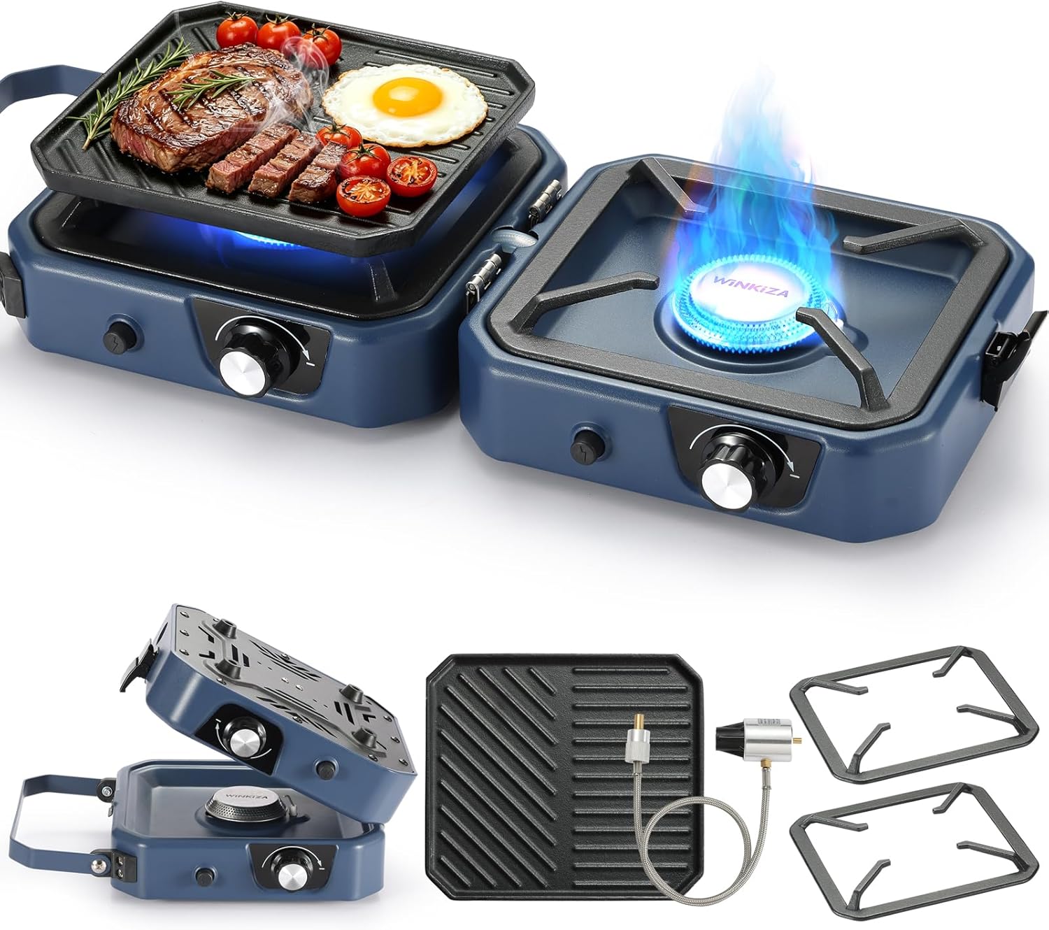 Portable 2 Burner Propane Camp – Outdoor Camping Griddle Bewertung und Preis
