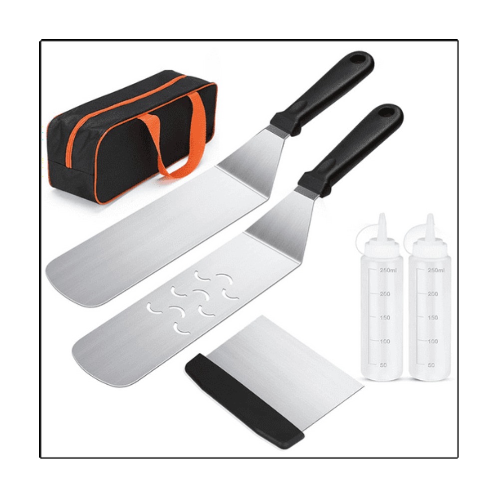 6pcs BBQ Tools Set Griddle Acc – Outdoor Camping Griddle Bewertung und Preis