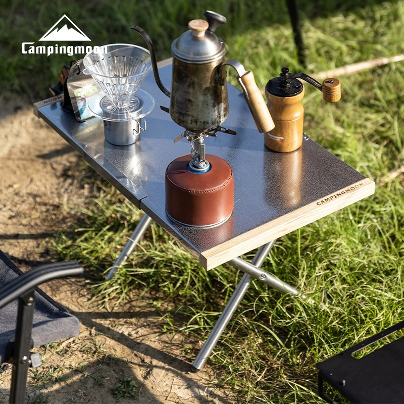 Portable large steel table, ou – Outdoor Camping Cooking Table Bewertung und Preis