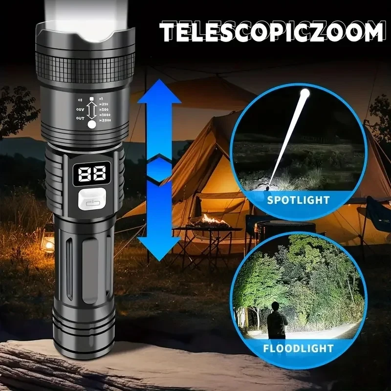 100000LM Super Bright Led Flas – Outdoor Camping Adventure Lamp Bewertung und Preis