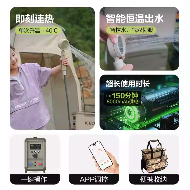 Self-Driving Travel Hot Water  – Outdoor Camping Hot Water Shower Bewertung und Preis