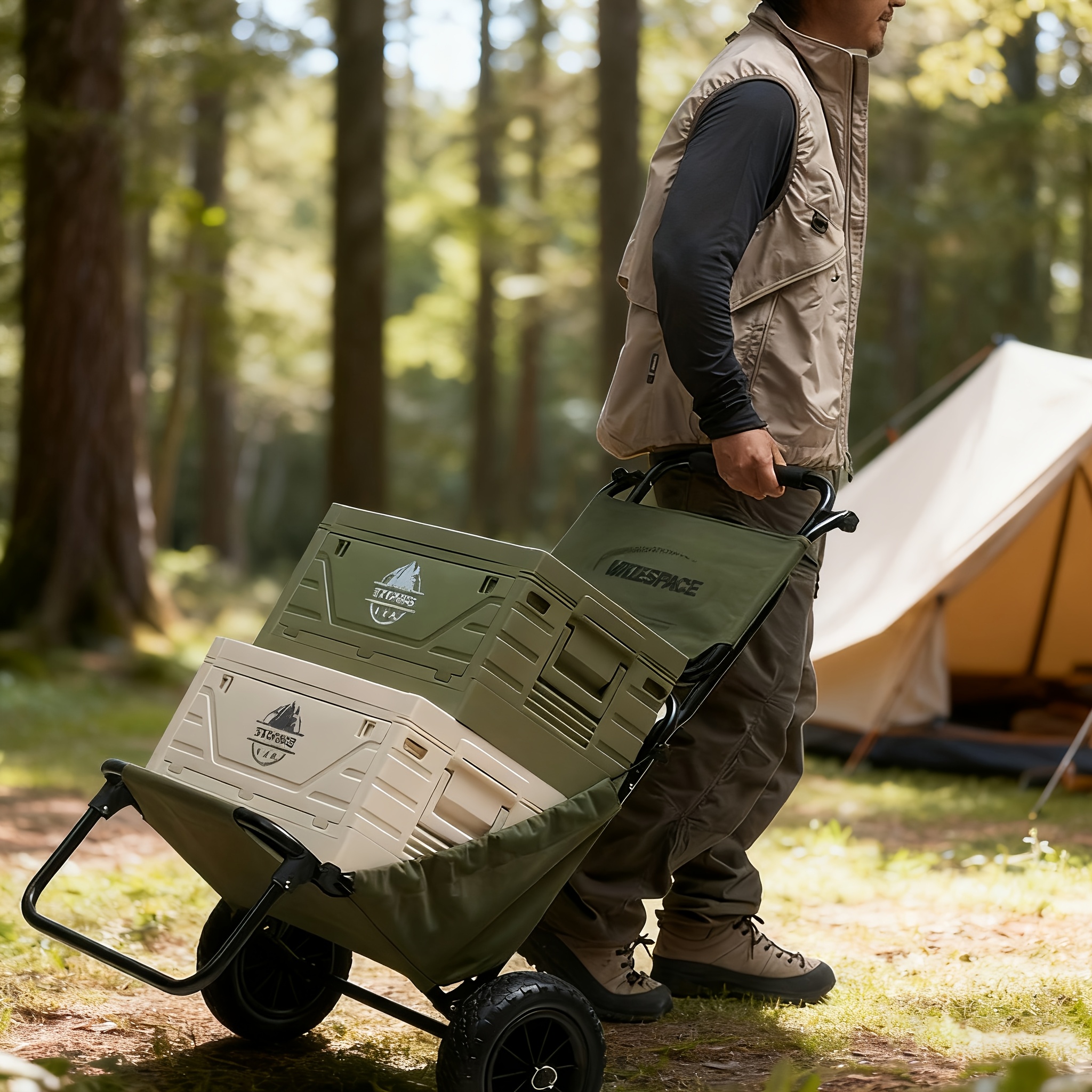 Camping Storage Box with Foldi – Outdoor Camping Table Bewertung und Preis