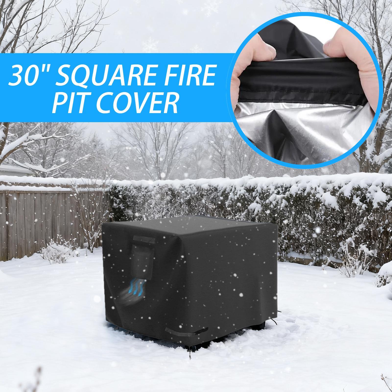 Fire Pit Cover Square 30 Inch  – Outdoor Camping Table Bewertung und Preis