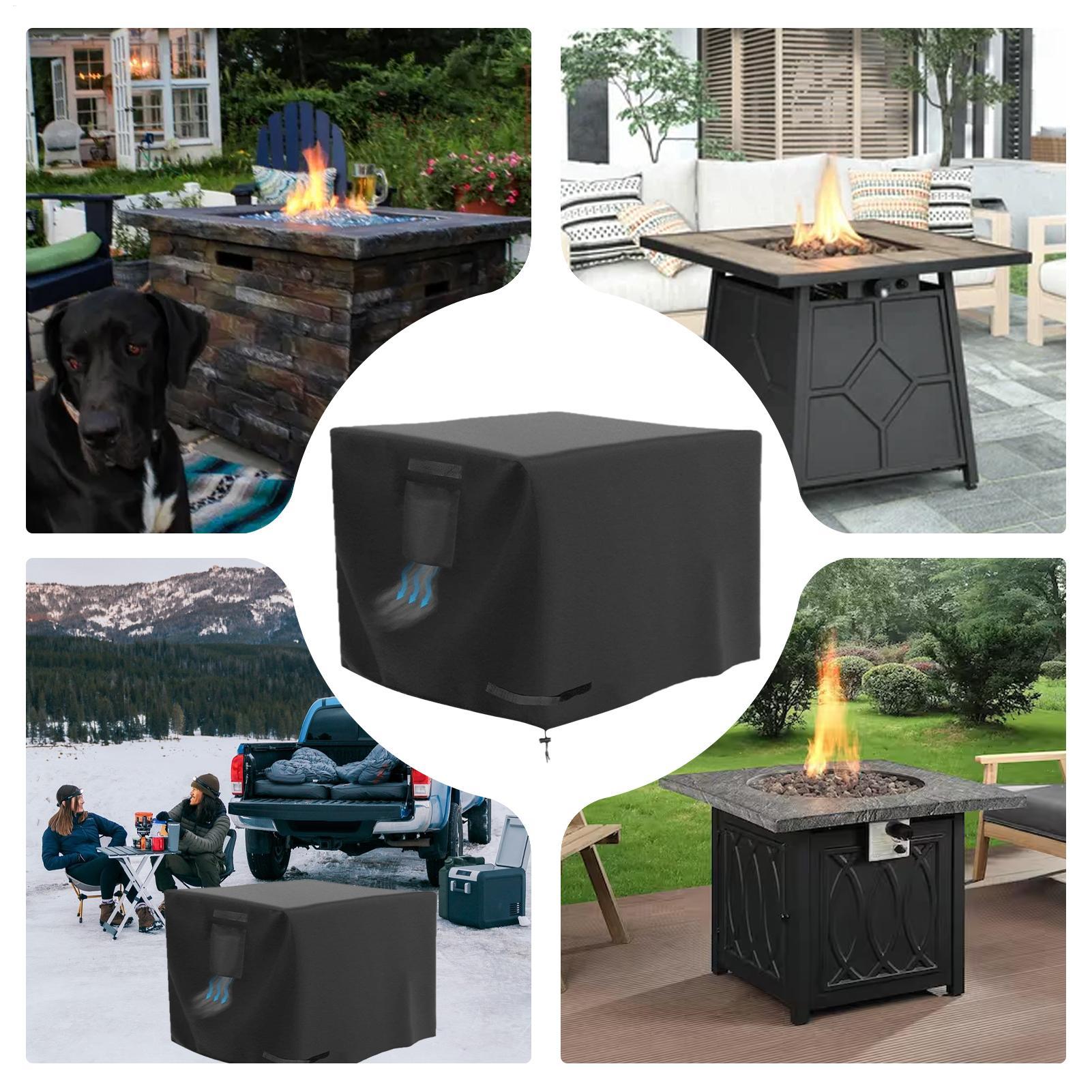 Fire Pit Cover Square 30 Inch  – Outdoor Camping Table Bewertung und Preis