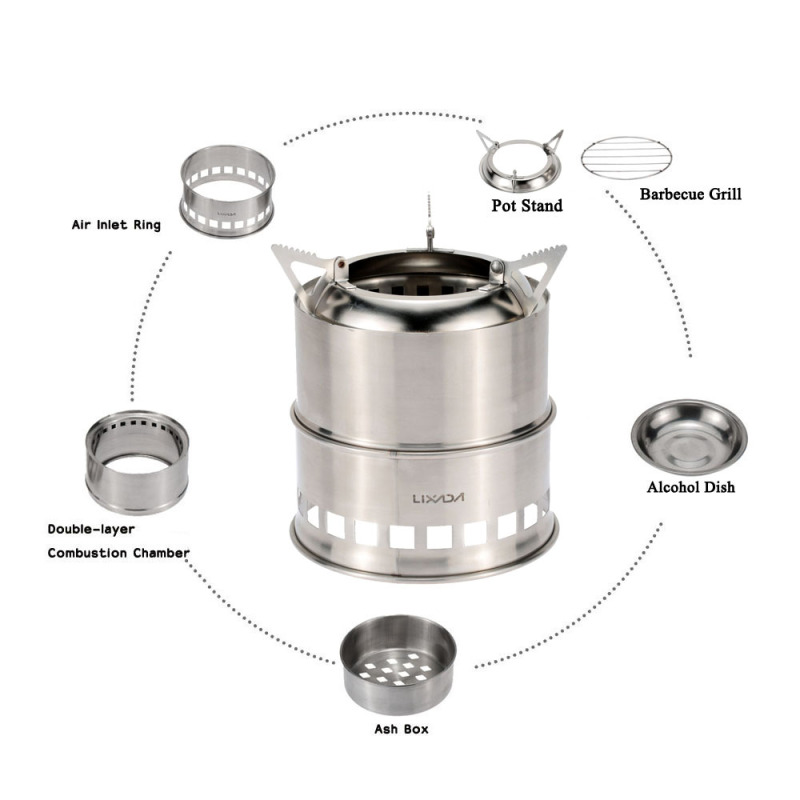 Lixada Stainless Steel Wood St – Outdoor Camping Sink Bewertung und Preis