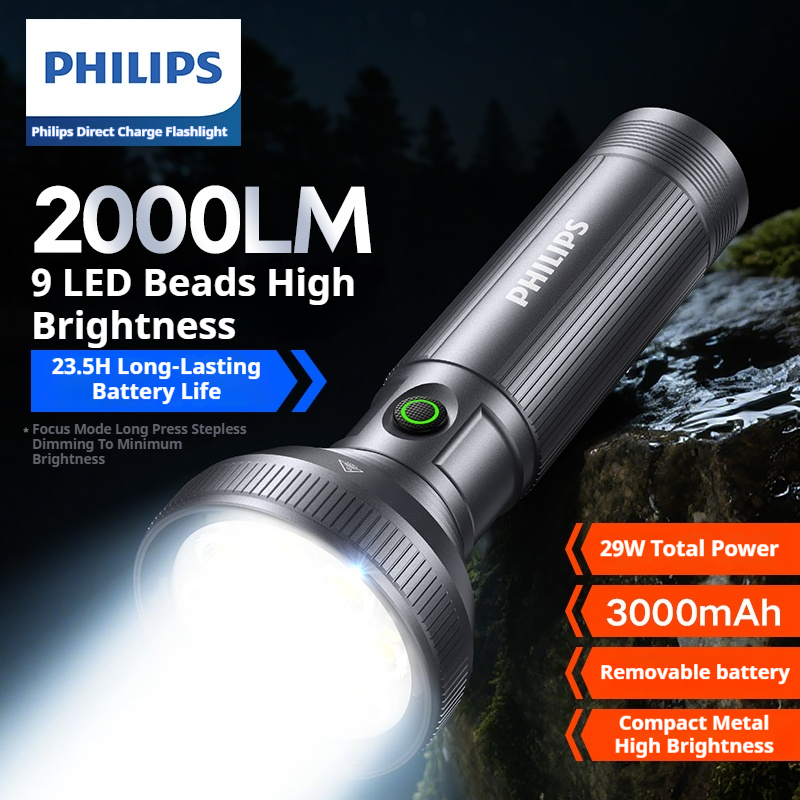 PHILIPS 2025 New 9 Lamp Beads  – Outdoor Camping Lamp Bewertung und Preis