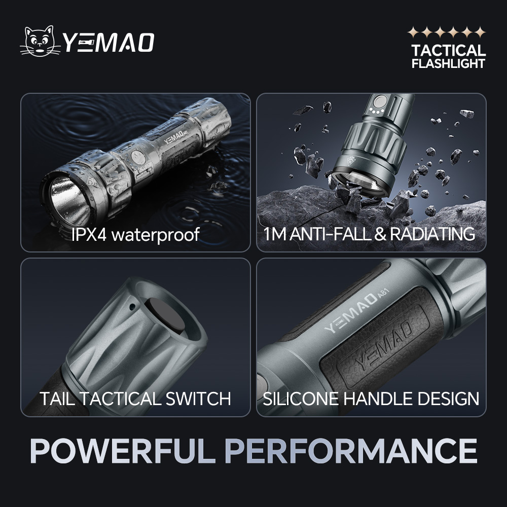 YEMAO-A81 6210LM Flashlight, U – Outdoor Camping Lighting Bewertung und Preis