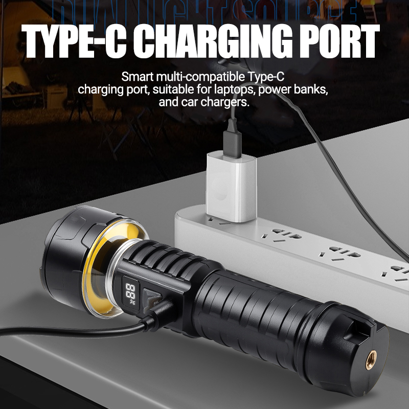 COB LED Flashlight Rechargeabl – Outdoor Camping Lighting Bewertung und Preis