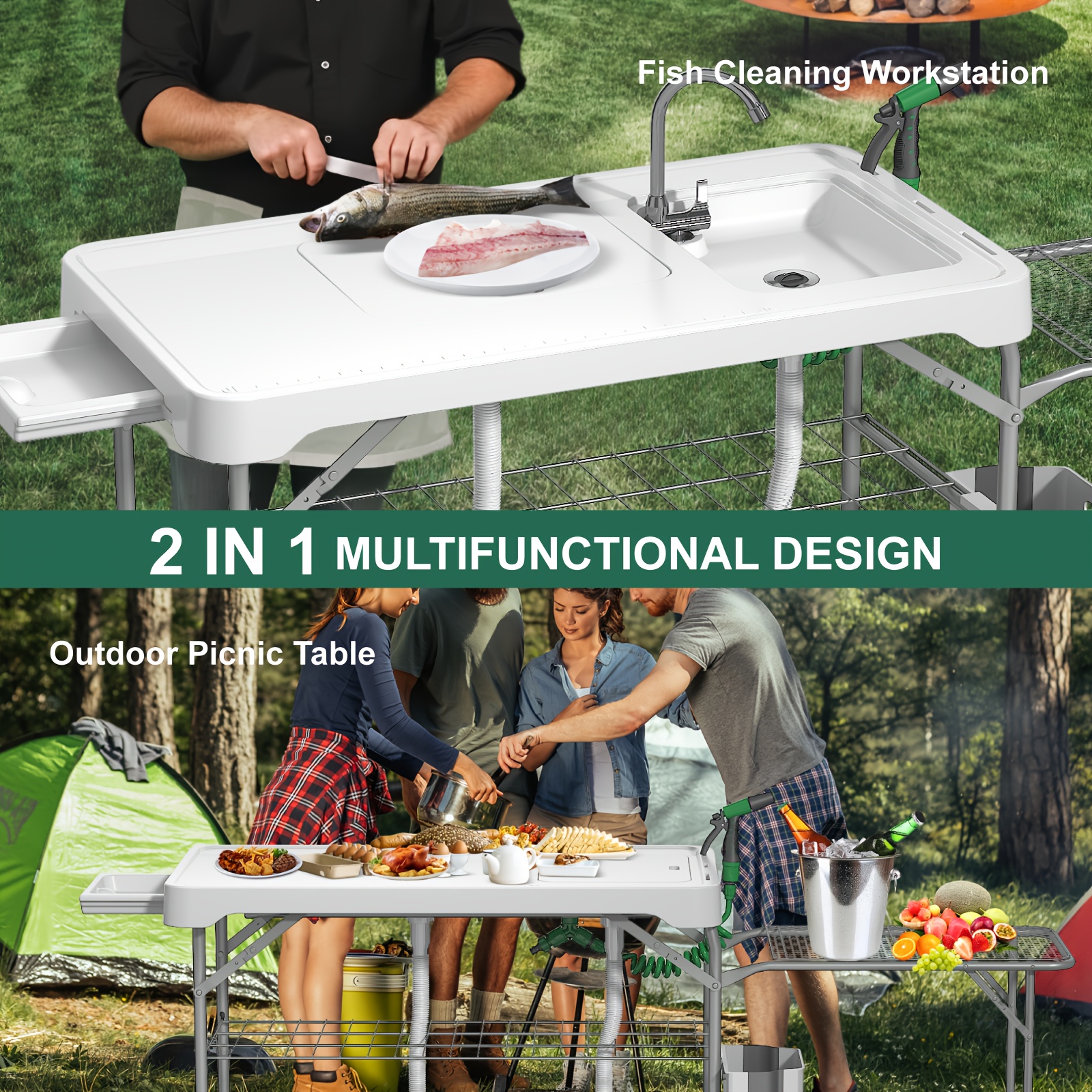 Protable Sink & Fish Cleaning  – Outdoor Camping Sink Bewertung und Preis